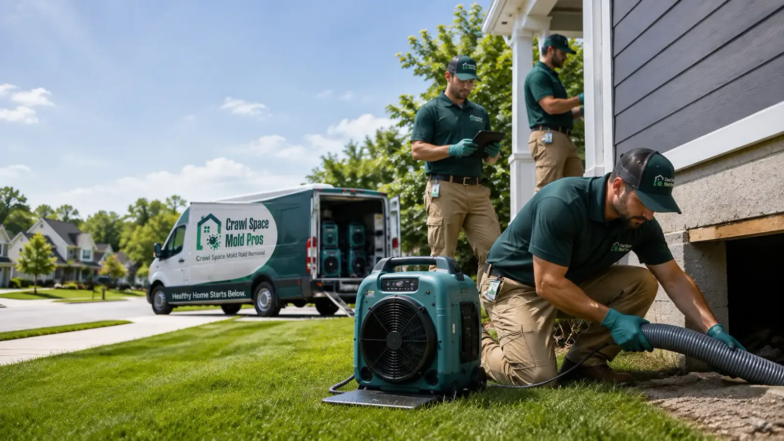 Crawl Space Mold Removal in Shirley, IL